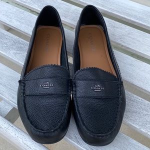 Coach leather loafers